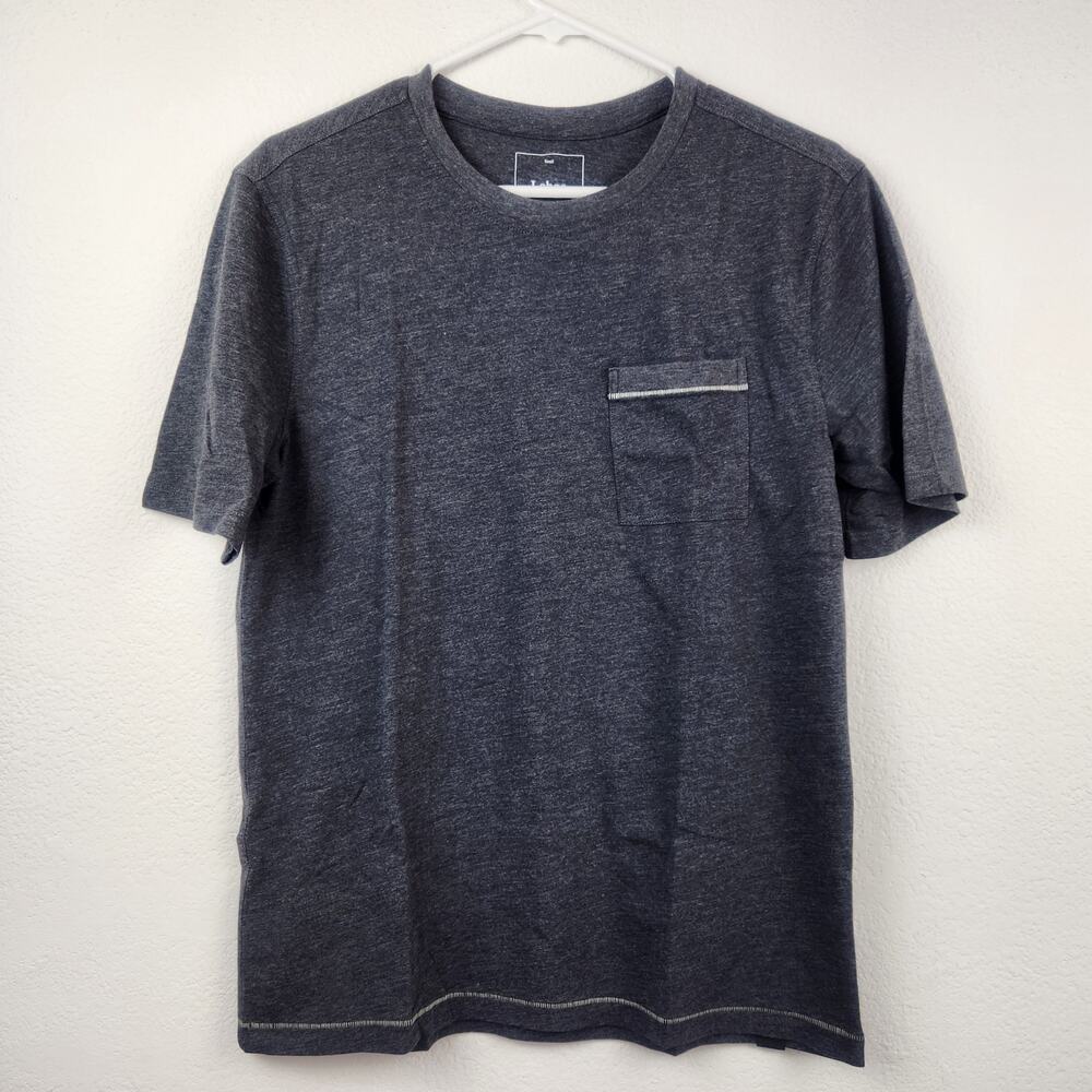 Lahgo Lunya Restore Short Sleeve Tee Shirt Gray Size Small NWOT